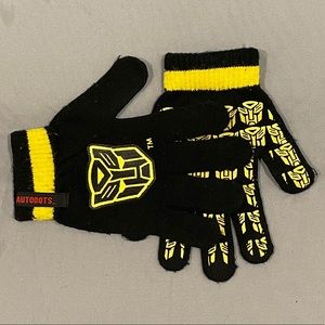 Boys Transformer Knit Gloves with Grip